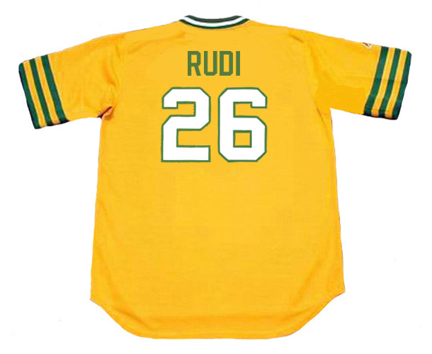 OAKLAND ATHLETICS 1970's Majestic Home Throwback Jersey Customized