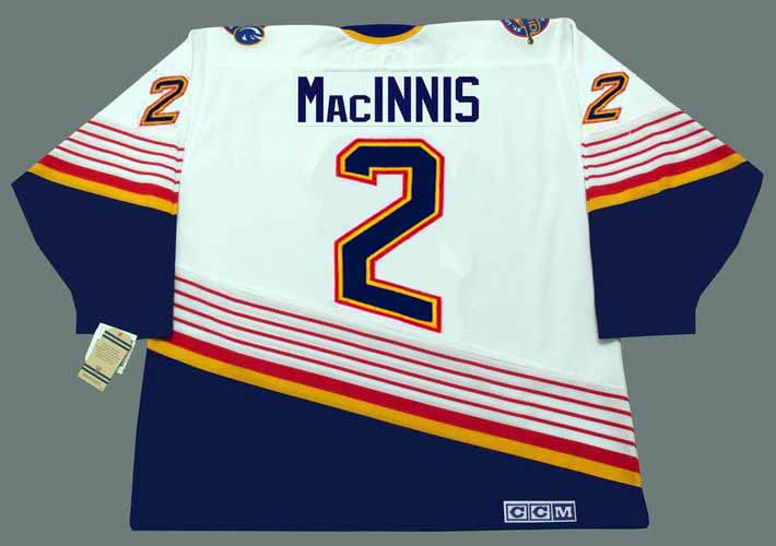 Al Macinnis Jersey - St. Louis Blues 1996 Home Throwback NHL Hockey Jersey