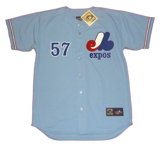 Gary Carter Autographed White Montreal Expos Jersey - Beautifully