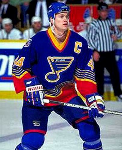Chris Pronger 1997 St. Louis Blues Vintage Home Throwback NHL