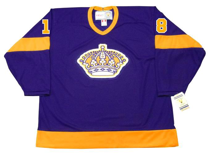 Dave Taylor 1980 Los Angeles Kings Vintage Home Throwback NHL Hockey Jersey