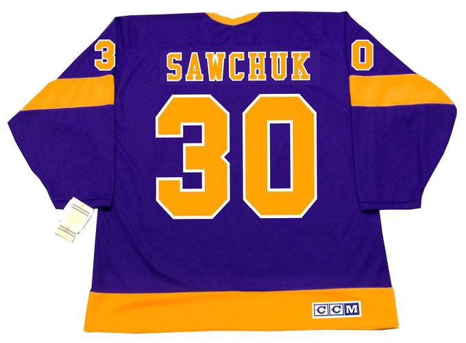 CCM  TERRY SAWCHUK Los Angeles Kings 1967 Vintage Hockey Jersey