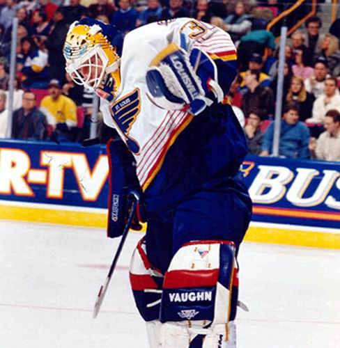 Curtis Joseph 1994 St. Louis Blues Home Throwback NHL Hockey Jersey