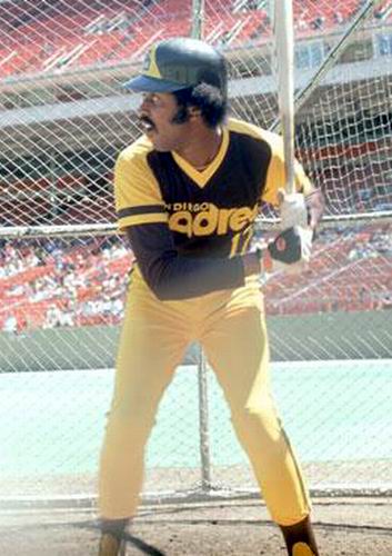 OSCAR GAMBLE  San Diego Padres 1978 Away Majestic Throwback Baseball Jersey