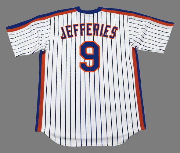 GREGG JEFFERIES New York Mets 1987 Majestic Cooperstown Home