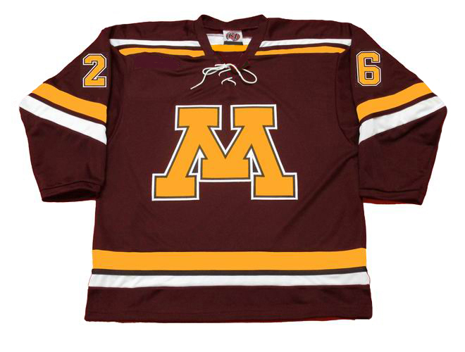 K1  PHIL KESSEL Minnesota Gophers 2005 Vintage Hockey Jersey