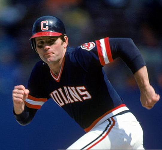 MAJESTIC  JOE CHARBONEAU Cleveland Indians 1980 Cooperstown