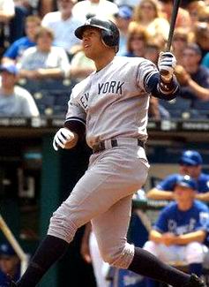 Vintage 90’s New York Yankees Custom Jersey Alex Rodriguez Rod Jersey Large