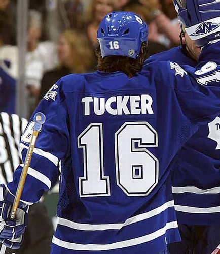 Vintage Darcy Tucker Toronto Maple Leafs CCM 