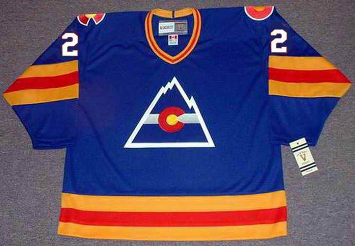 Personalized Colorado Rockies Throwback Vintage NHL Hockey Home