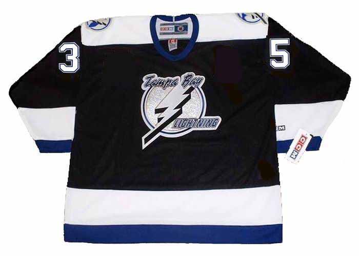 Vintage Tampa Bay Lightning Hockey Jersey CCM Made in Canada 