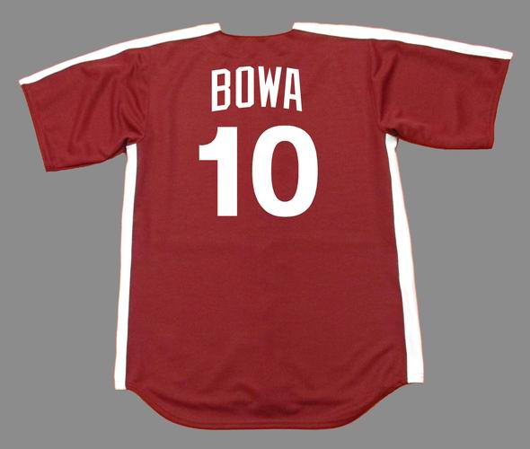 MAJESTIC  LARRY BOWA Philadelphia Phillies 1979 Cooperstown Baseball Jersey