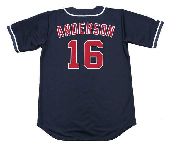 Garret Anderson California Angels Men's Cooperstown Home Jersey w/  Team Patch