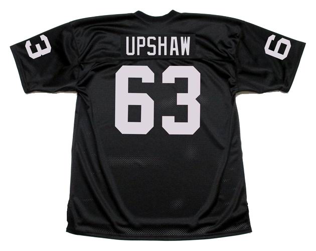 RAIDERSジャージ ブラック 63 UPSHAW OAKLAND RAIDERS GENE UPSHAW #63 MENS MITCHELL & NESS LEGACY