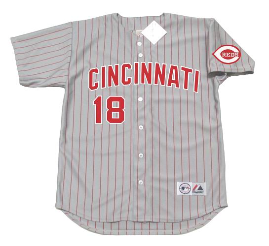 Benito Santiago Jersey Cincinnati Reds 1995 Away Throwback MLB