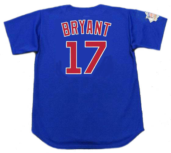 Kris Bryant 17 Chicago Cubs Away Jersey Official MLB 