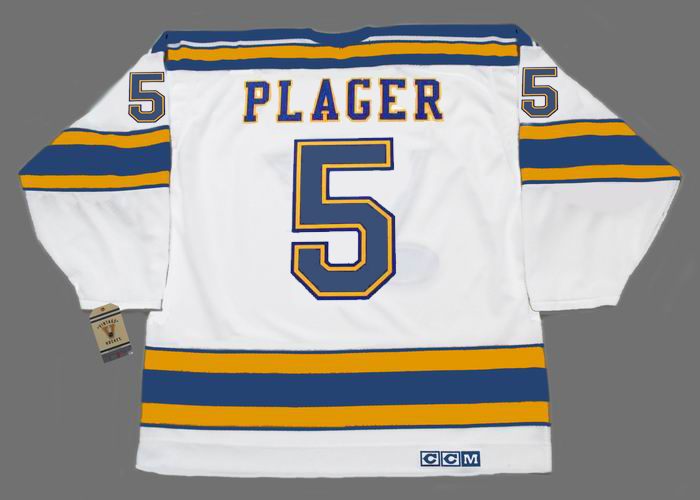 Barclay Plager 1967 St. Louis Blues Vintage NHL Throwback Hockey