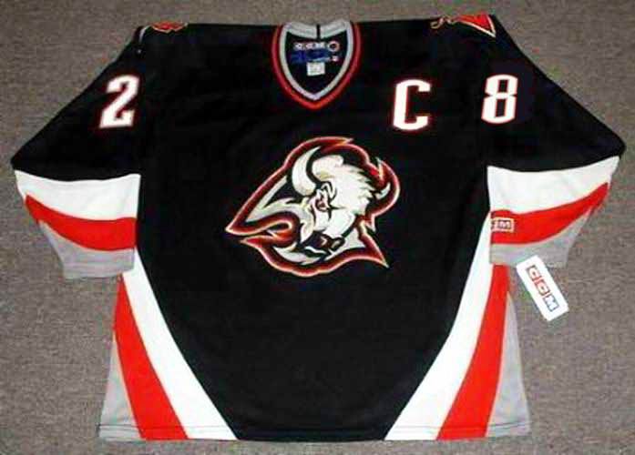 Donald Audette 1993 Buffalo Sabres CCM Vintage Throwback NHL Hockey Jersey