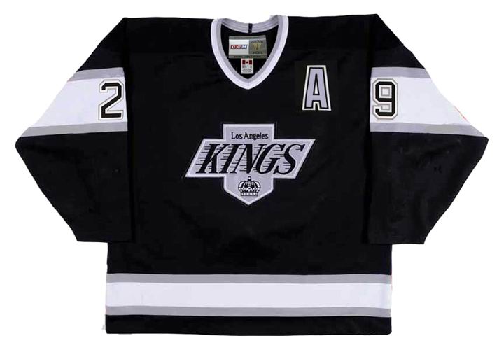 STEVEN FINN Los Angeles Kings 1996 CCM Vintage Throwback Away NHL Hockey  Jersey - Custom Throwback Jerseys