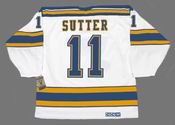 Vintage St Louis Blues Jersey YOUTH Large L/XL White Hockey CCM *