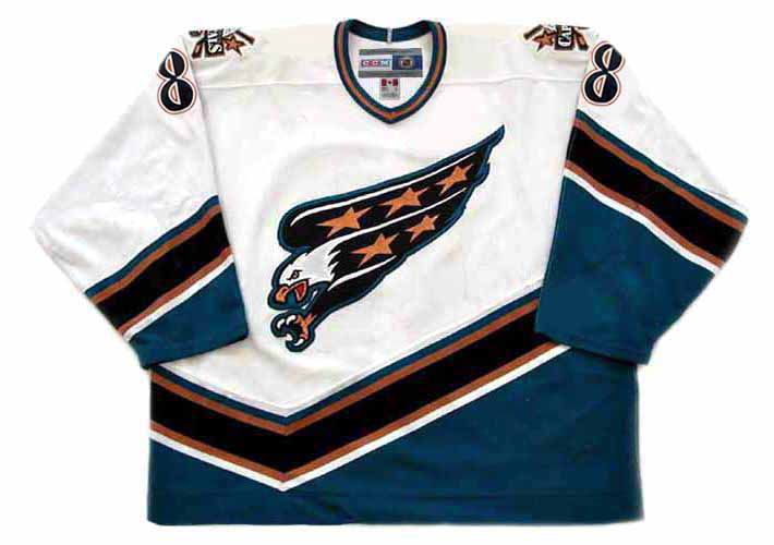 Alex Ovechkin Washington Capitals # 8 White Stitched NHL Jersey