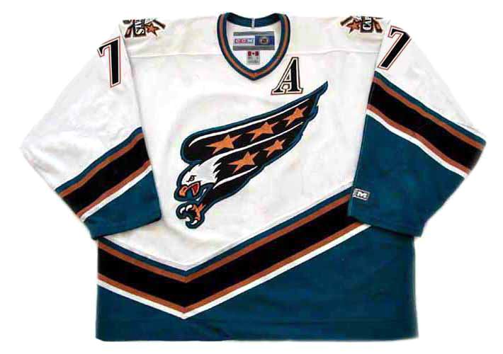 Adam Oates Jersey - Washington Capitals 1998 Home Vintage NHL Hockey Jersey