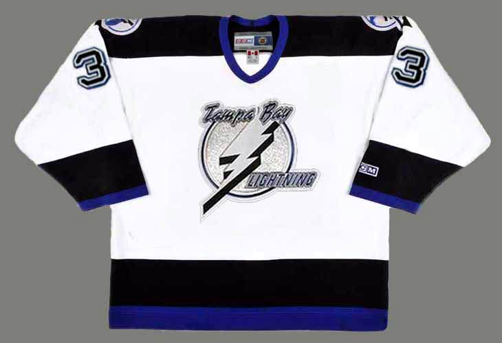 BRIAN BELLOWS  Tampa Bay Lightning 1995 Away CCM Throwback NHL Hockey  Jersey