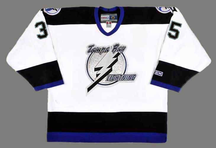 CCM  NIKOLAI KHABIBULIN Tampa Bay Lightning 2004 Vintage Hockey Jersey
