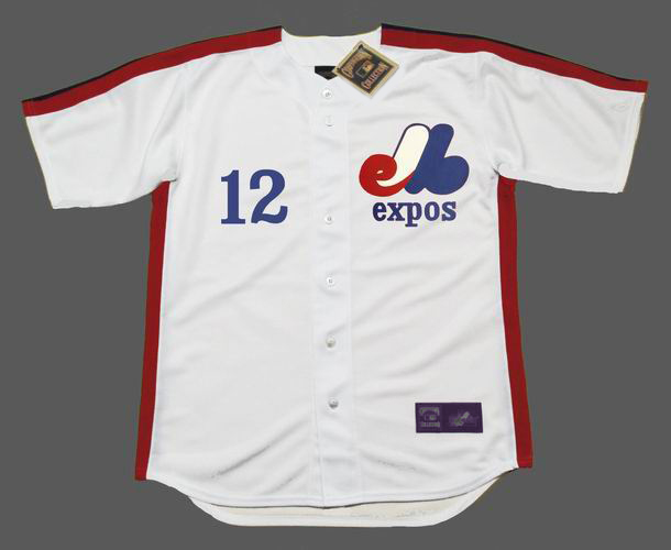 MAJESTIC  TOM BRADY Montreal Expos 1990's Cooperstown Baseball Jersey