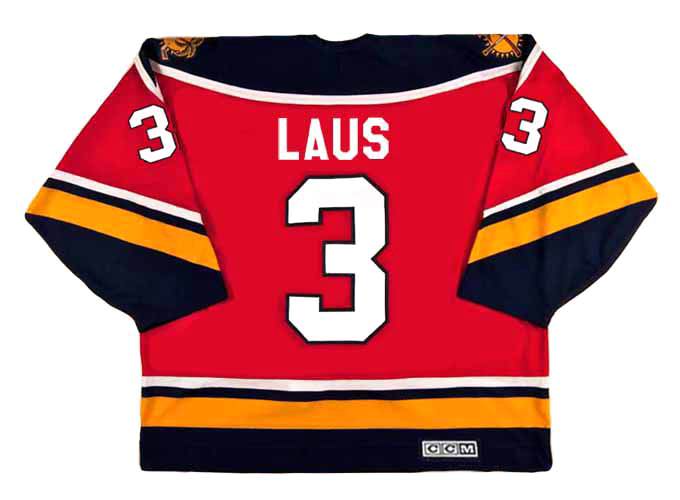 PAUL LAUS  Florida Panthers 1996 Away CCM Vintage NHL Hockey Jersey