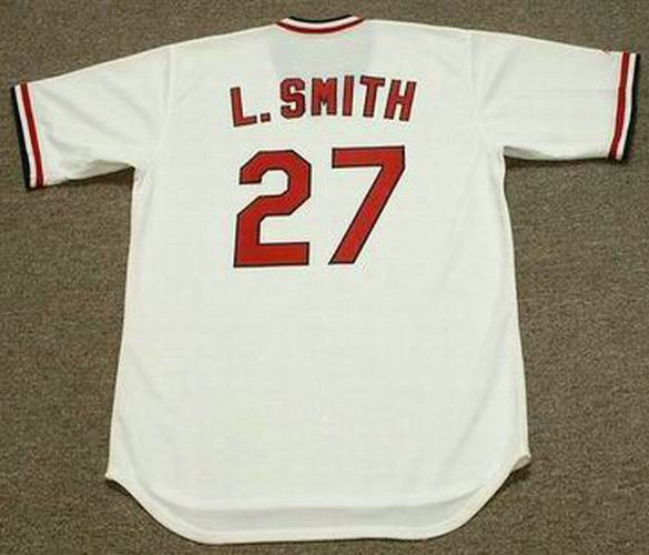 OZZIE SMITH  St. Louis Cardinals 1982 Away Majestic Throwback Baseball  Jersey