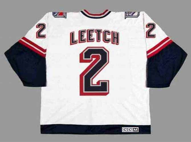 Brian Leetch Vintage New York Rangers CCM Jersey Double Sided NHL Sz M  Canada