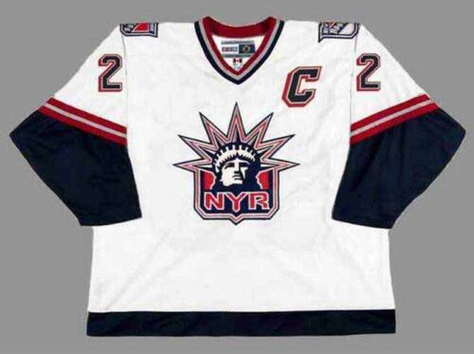 New York Rangers No2 Brian Leetch Black 100th Anniversary Jersey