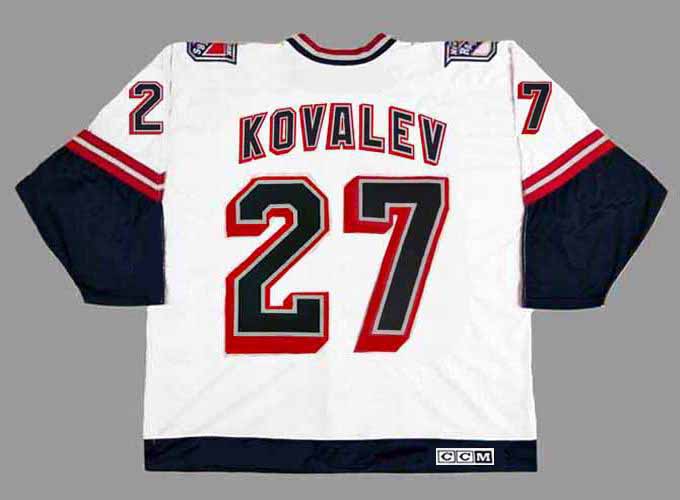 Alex Kovalev Rangers game jersey