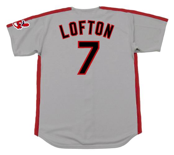 Kenny Lofton Cleveland Indians Retro Throwback Jersey Mens XL NWT Road Gray