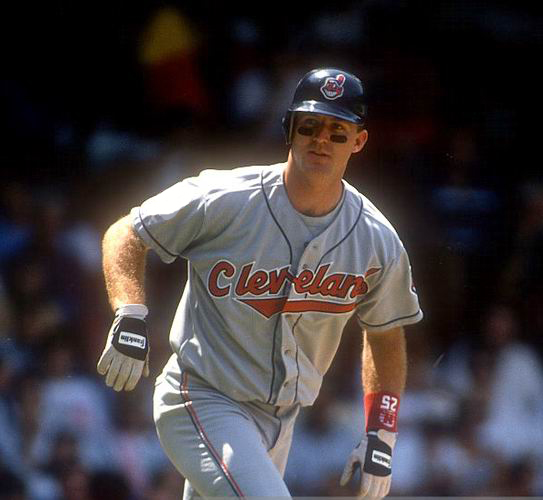 MAJESTIC  JIM THOME Cleveland Indians 1997 Throwback