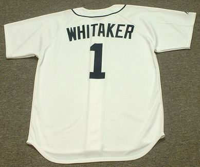 LOU WHITAKER Detroit Tigers 1984 Majestic Throwback Home Baseball Jersey -  Custom Throwback Jerseys