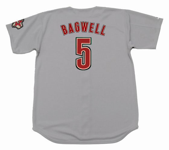 MAJESTIC  JEFF BAGWELL Houston Astros 2004 Throwback Baseball Jersey