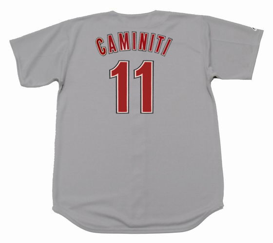 MAJESTIC  KEN CAMINITI Houston Astros 1994 Throwback Home