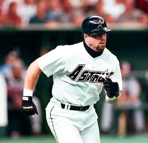 MAJESTIC  KEN CAMINITI Houston Astros 1994 Throwback Home