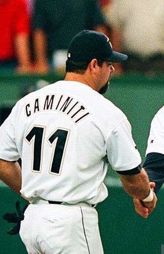 Ken Caminiti Houston Astros 1994 Grey Road Throwback MLB 125th Men's Jersey