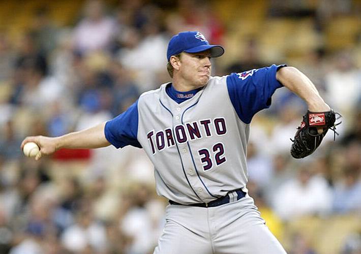 ROY HALLADAY  Toronto Blue Jays 1999 Home Majestic Throwback Jersey