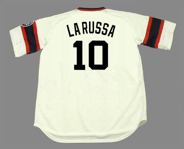 MAJESTIC  TONY LARUSSA Chicago White Sox 1985 Cooperstown Baseball Jersey