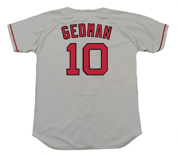 RICH GEDMAN  Boston Red Sox 1990 Majestic Away Baseball Jersey