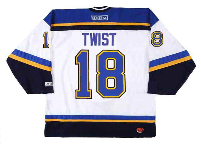 Adidas St. Louis Blues No18 Tony Twist Blue Home Authentic USA Flag Stanley Cup Champions Stitched NHL Jersey