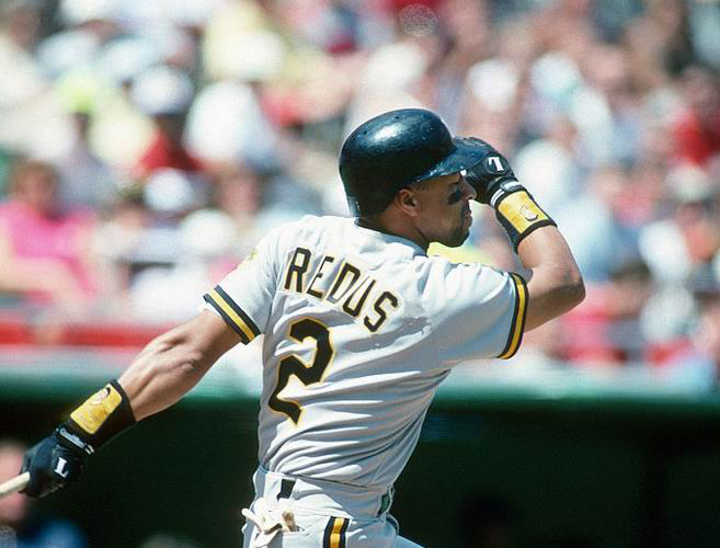 Gary Redus 1992 Pittsburgh Pirates Away Throwback MLB Baseball Jersey