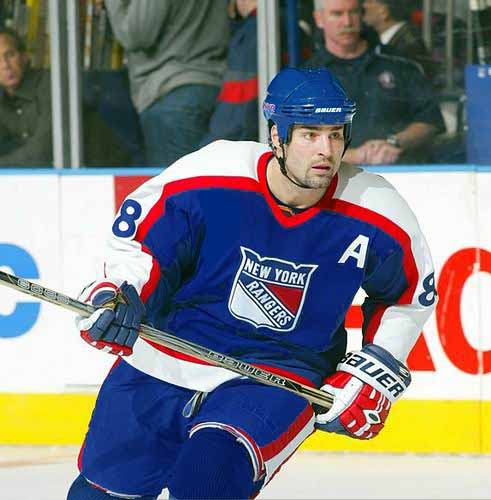 Eric Lindros 2001 New York Rangers Vintage Alternate Throwback NHL Hockey  Jersey