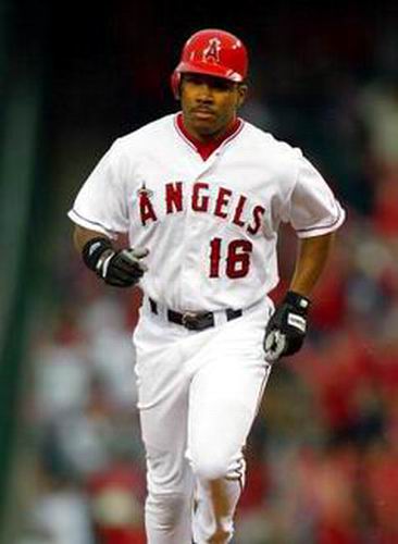 Garret Anderson Anaheim Angels 2002 Home Baseball Throwback 