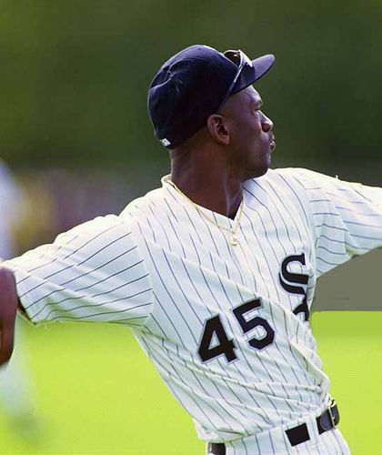 MICHAEL JORDAN Chicago White Sox 1994 Home Majestic Baseball