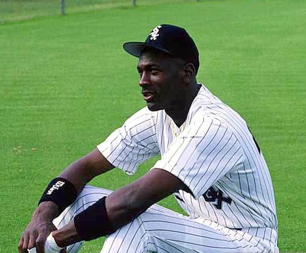 1994 Michael Jordan Chicago White Sox Russell Authentic Black